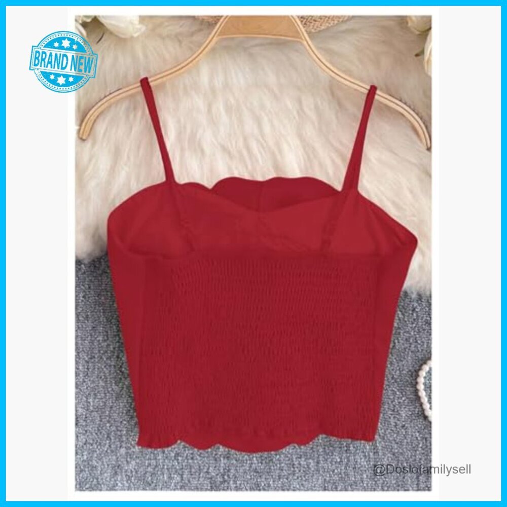 Flower Backless Crop Top Y2K Boho Sleeveless Adjustable Straps Summer Going Out - Picture 2 of 3